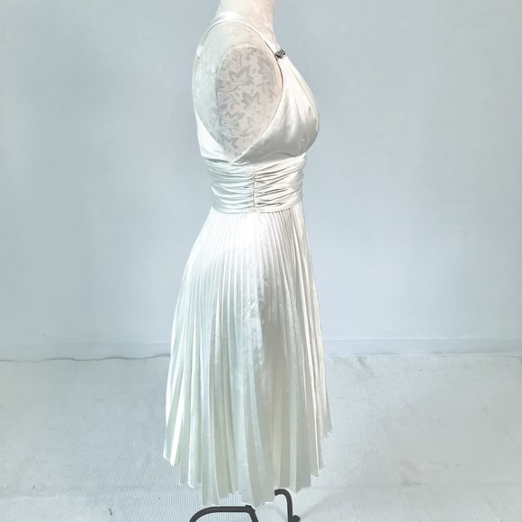 Vintage 90s S Marilyn Monroe Dress Party White - Picture 4 of 8